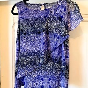 HD In Paris ruffled sleeveless top